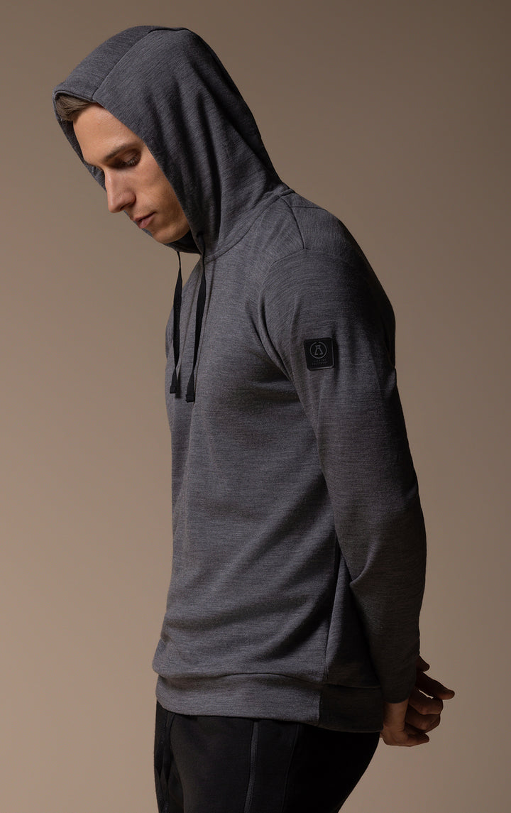 320GSM MERINO HOODED PULLOVER
