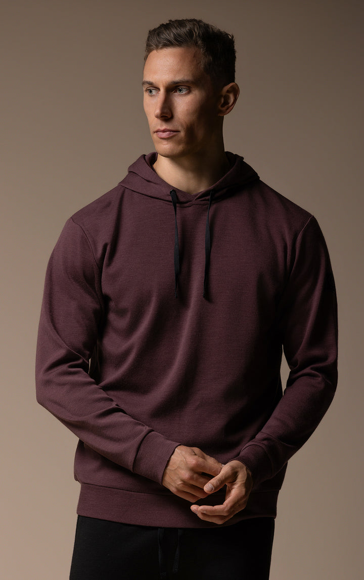320GSM MERINO HOODED PULLOVER