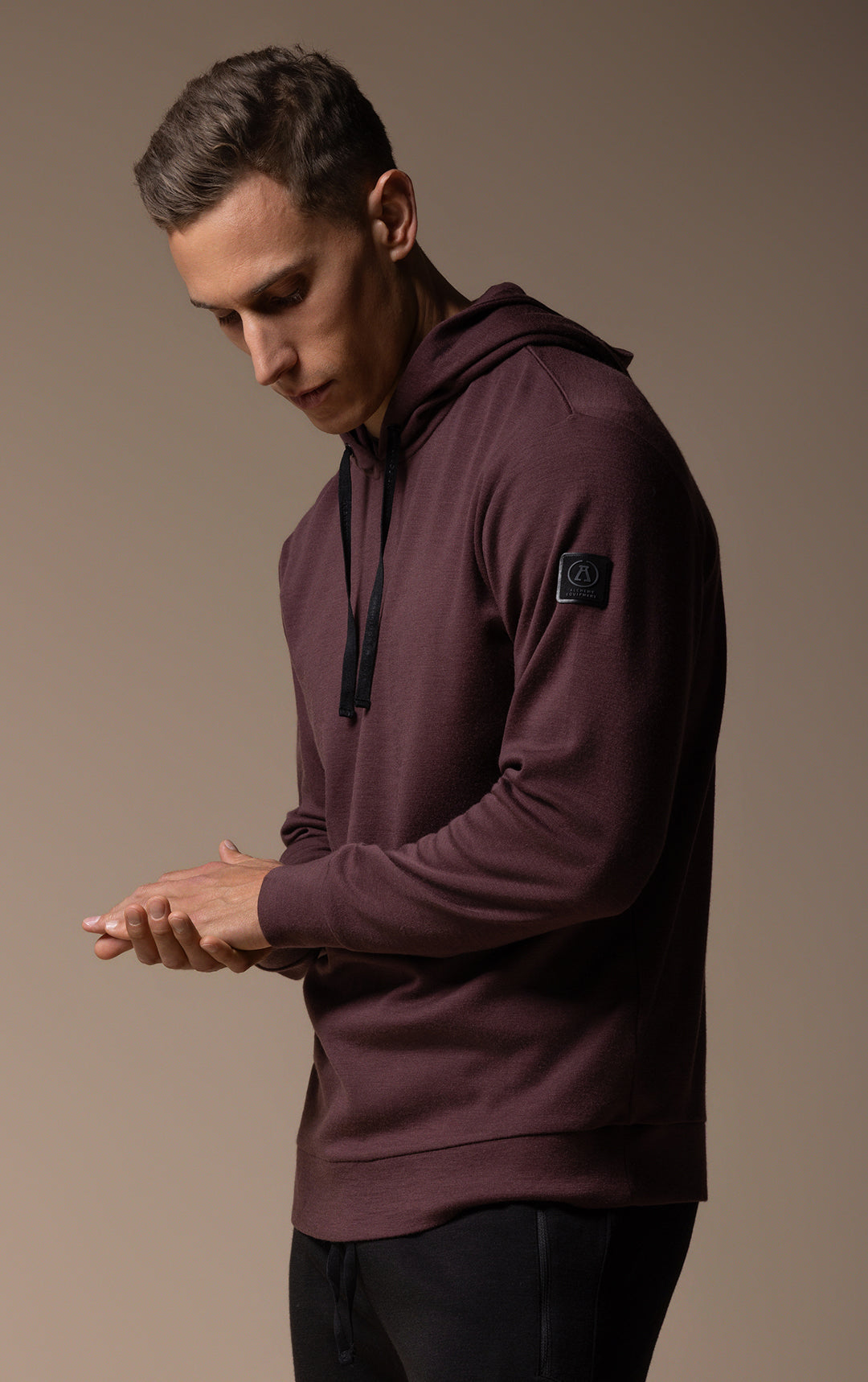 320GSM MERINO HOODED PULLOVER