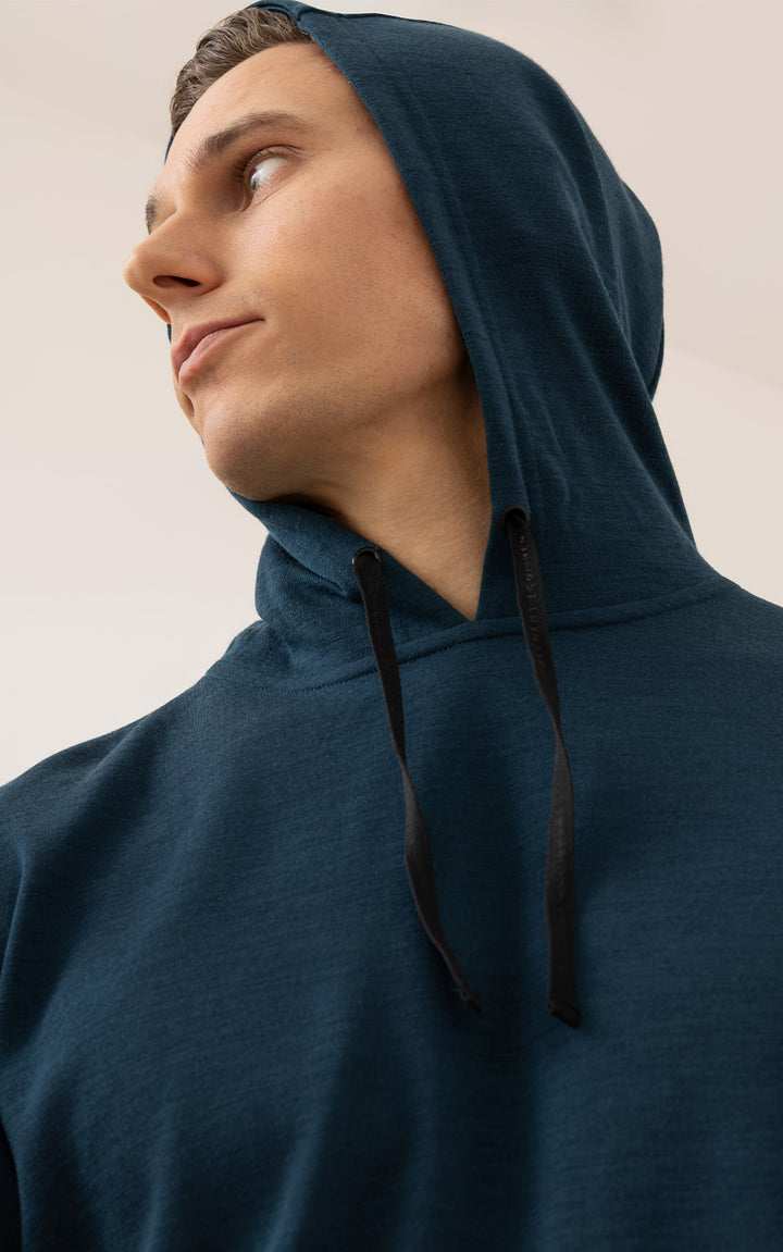 320GSM MERINO HOODED PULLOVER