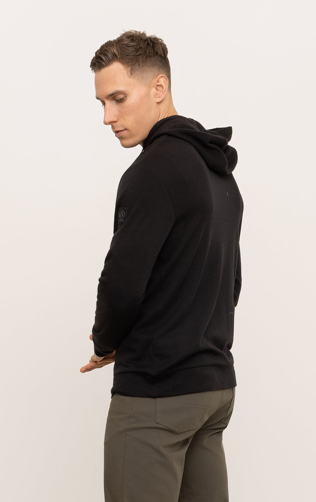 320GSM MERINO HOODED PULLOVER