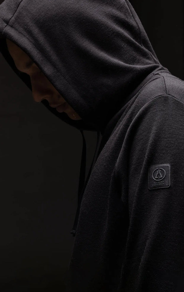 320GSM MERINO HOODED PULLOVER - Alchemy Equipment NZ