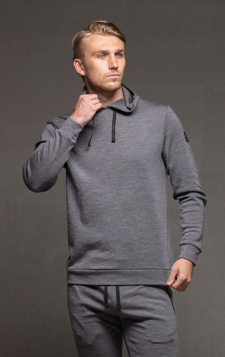 320GSM MERINO HOODED PULLOVER