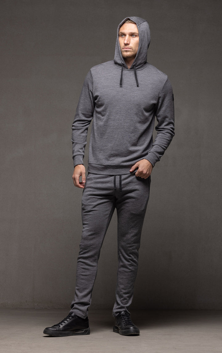 320GSM MERINO HOODED PULLOVER