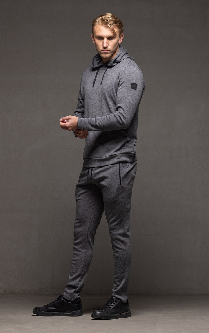 320GSM MERINO HOODED PULLOVER