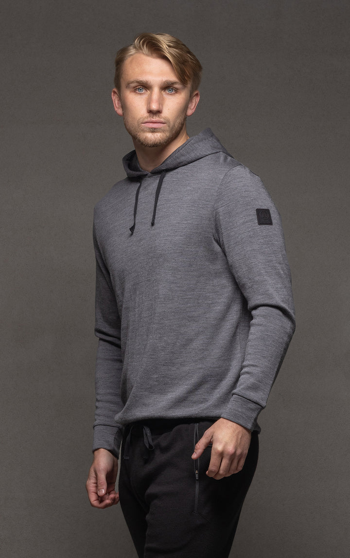 320GSM MERINO HOODED PULLOVER