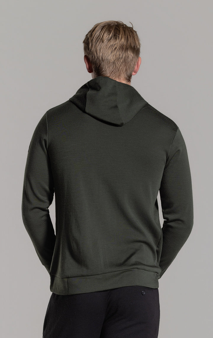 320GSM MERINO ZIPPED HOODY