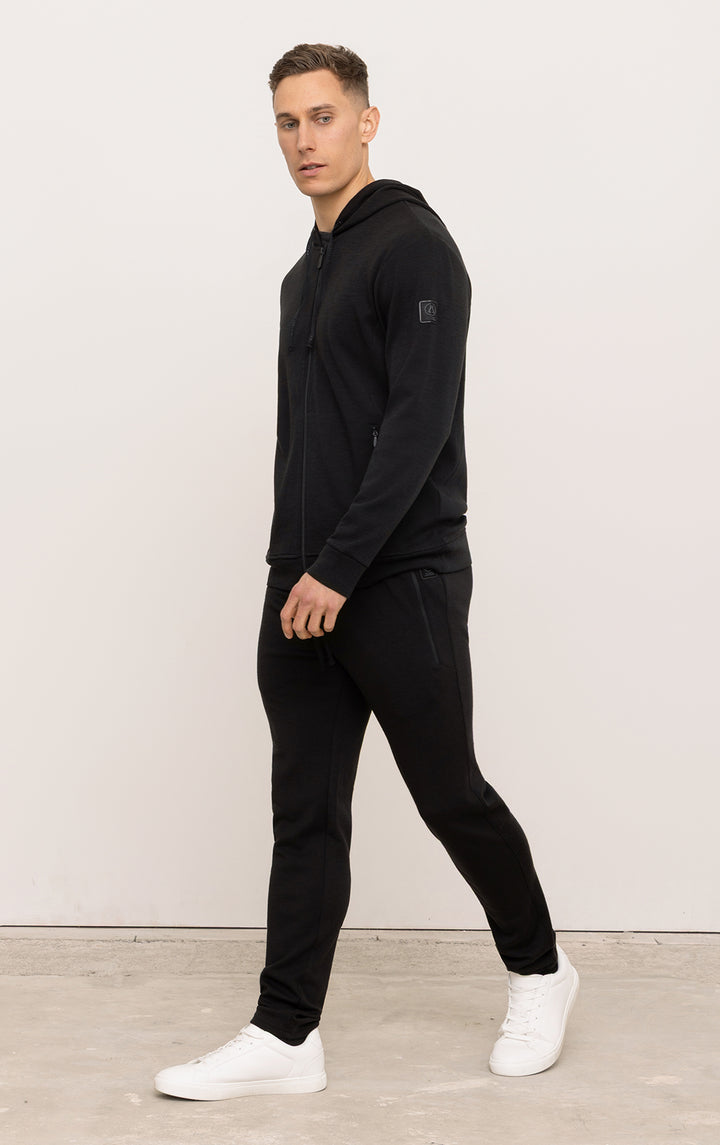 320GSM MERINO ZIPPED HOODY