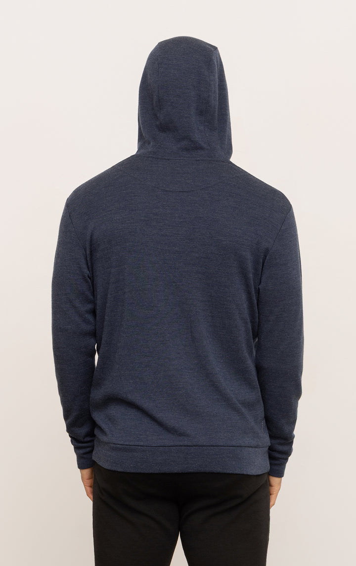 320GSM MERINO ZIPPED HOODY