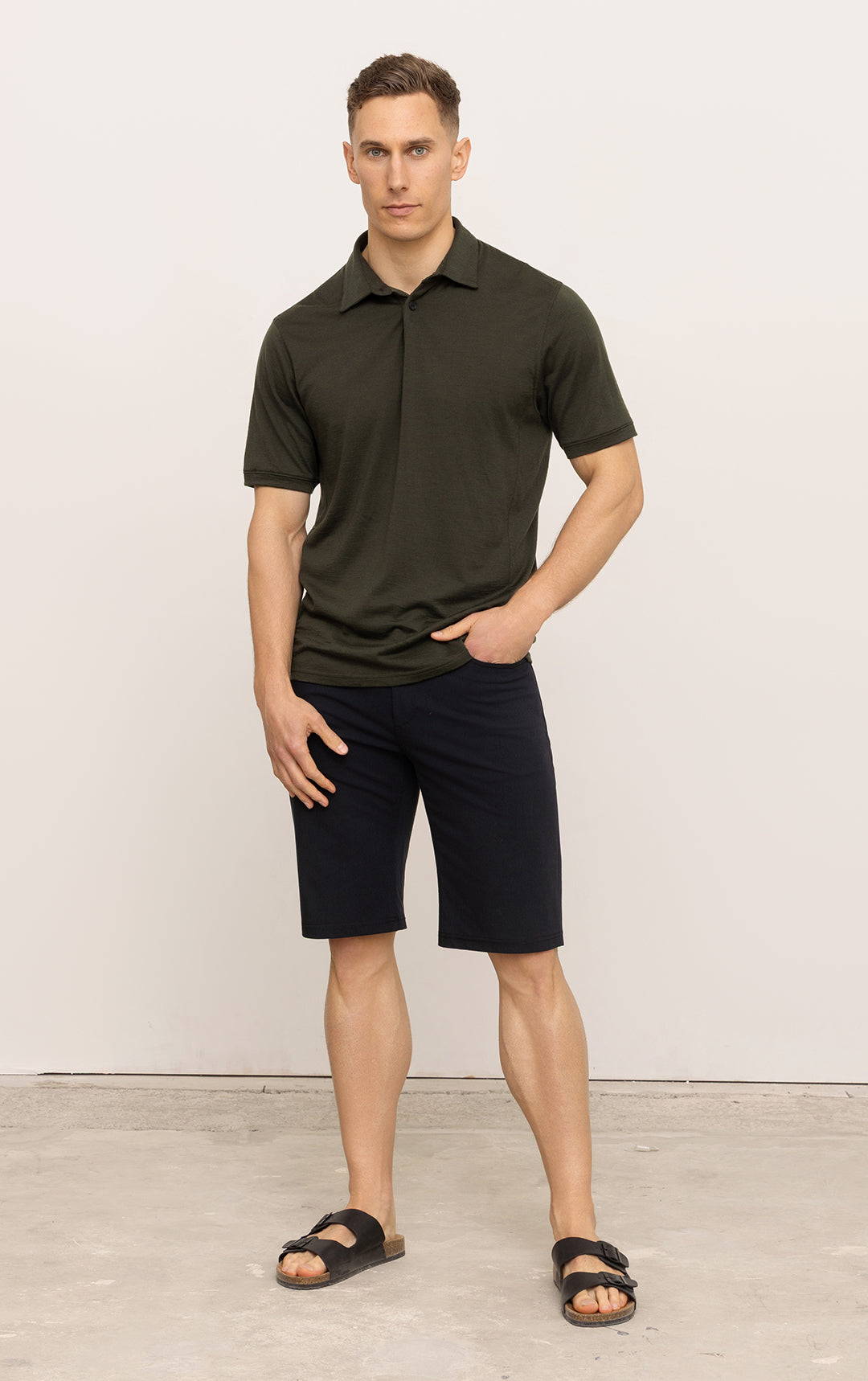 180GSM MERINO SS POLO