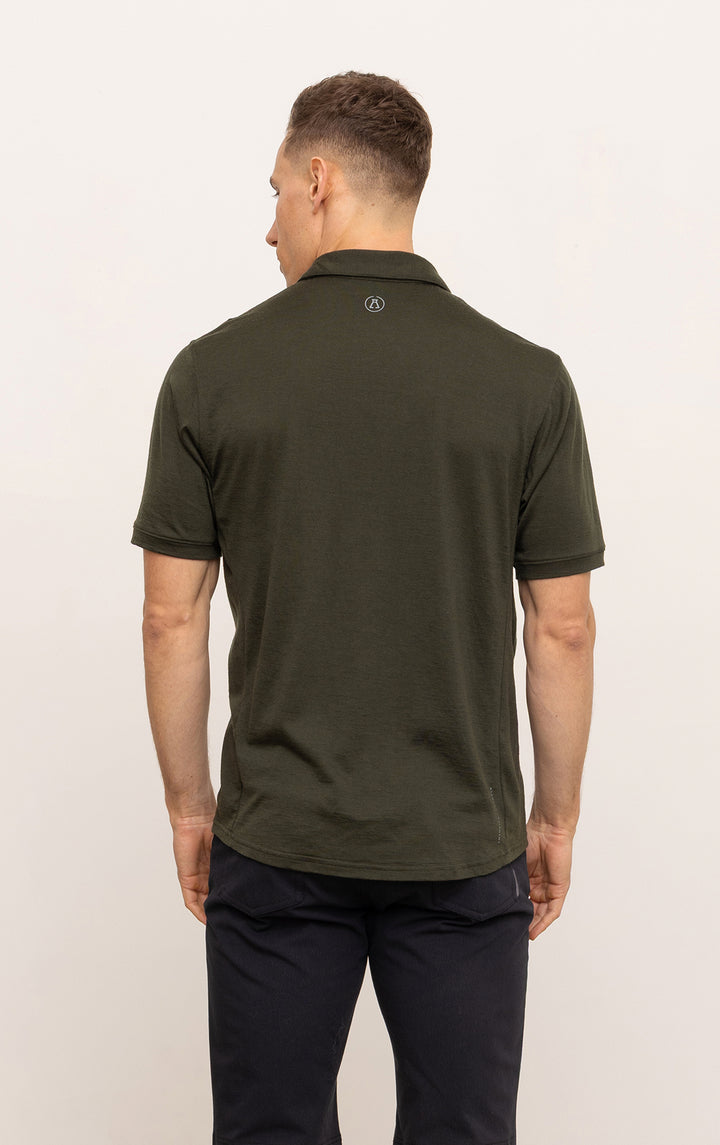 180GSM MERINO SS POLO