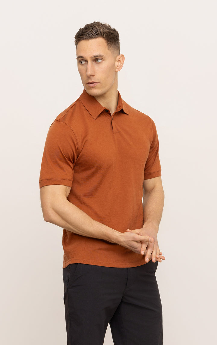 180GSM MERINO SS POLO