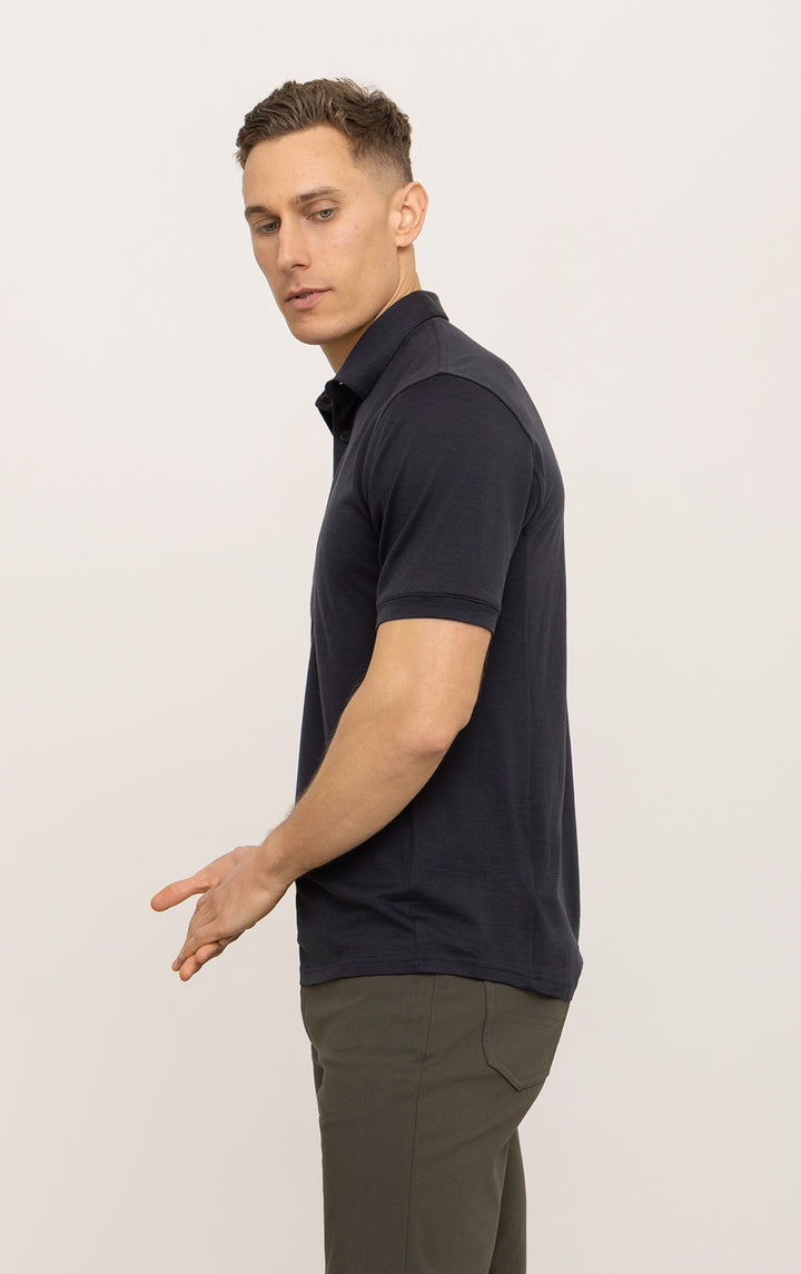 180GSM MERINO SS POLO
