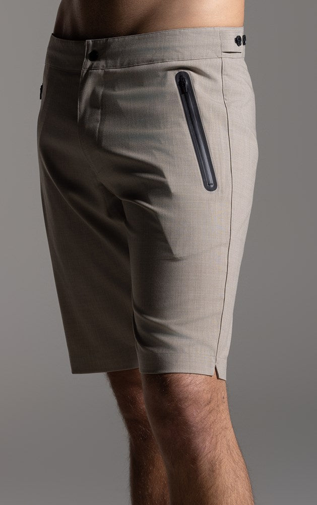 TAILORED SUMMER WOOL BLEND SHORT - CLEARANCE
