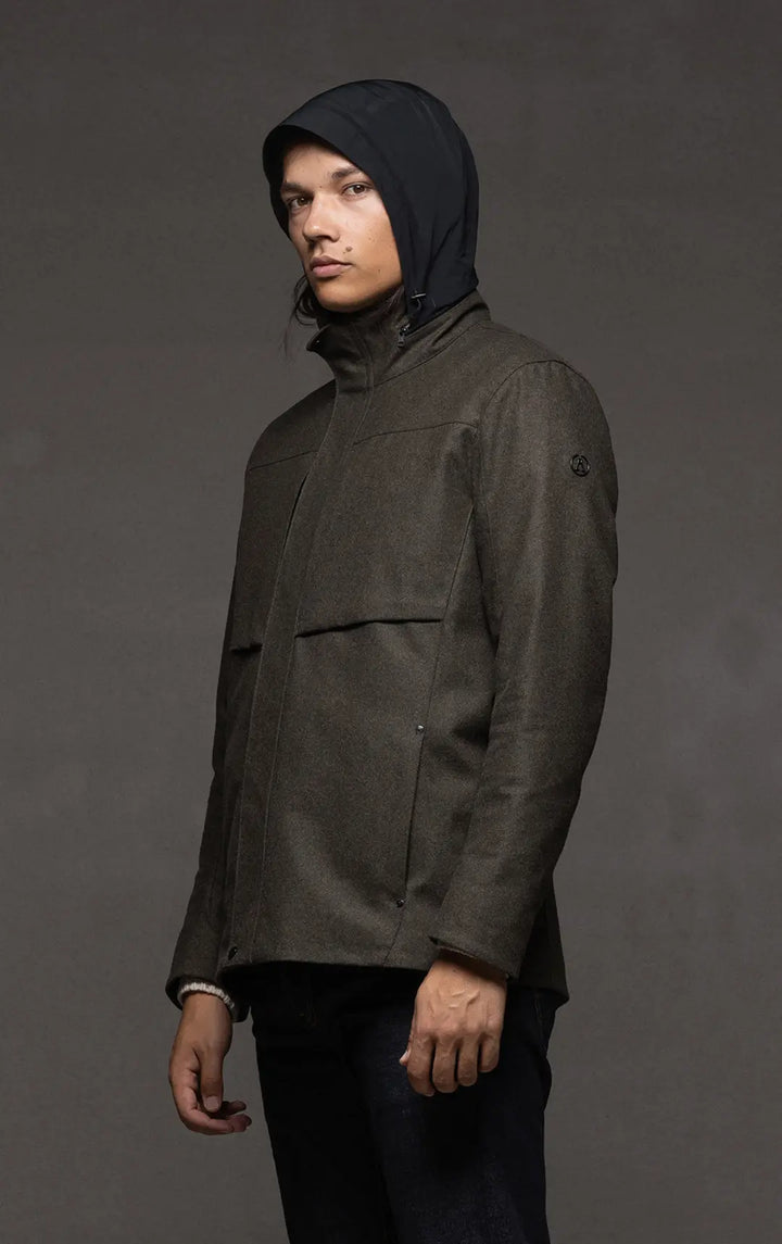LAMINATED WOOL JACKET Alchemy Equipment