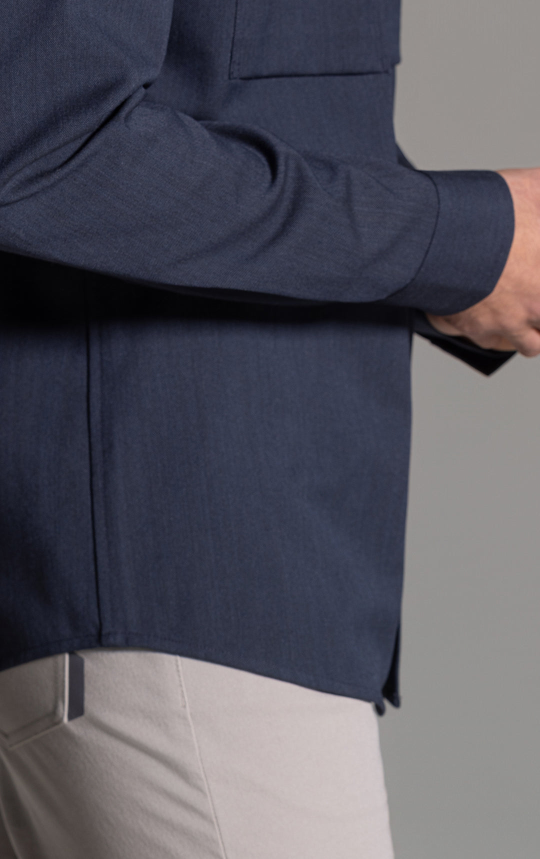 WOOL COTTON WORK SHIRT