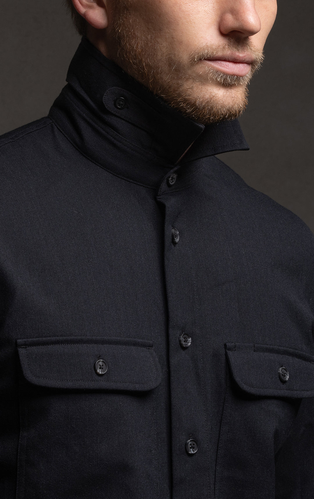 WOOL COTTON WORK SHIRT