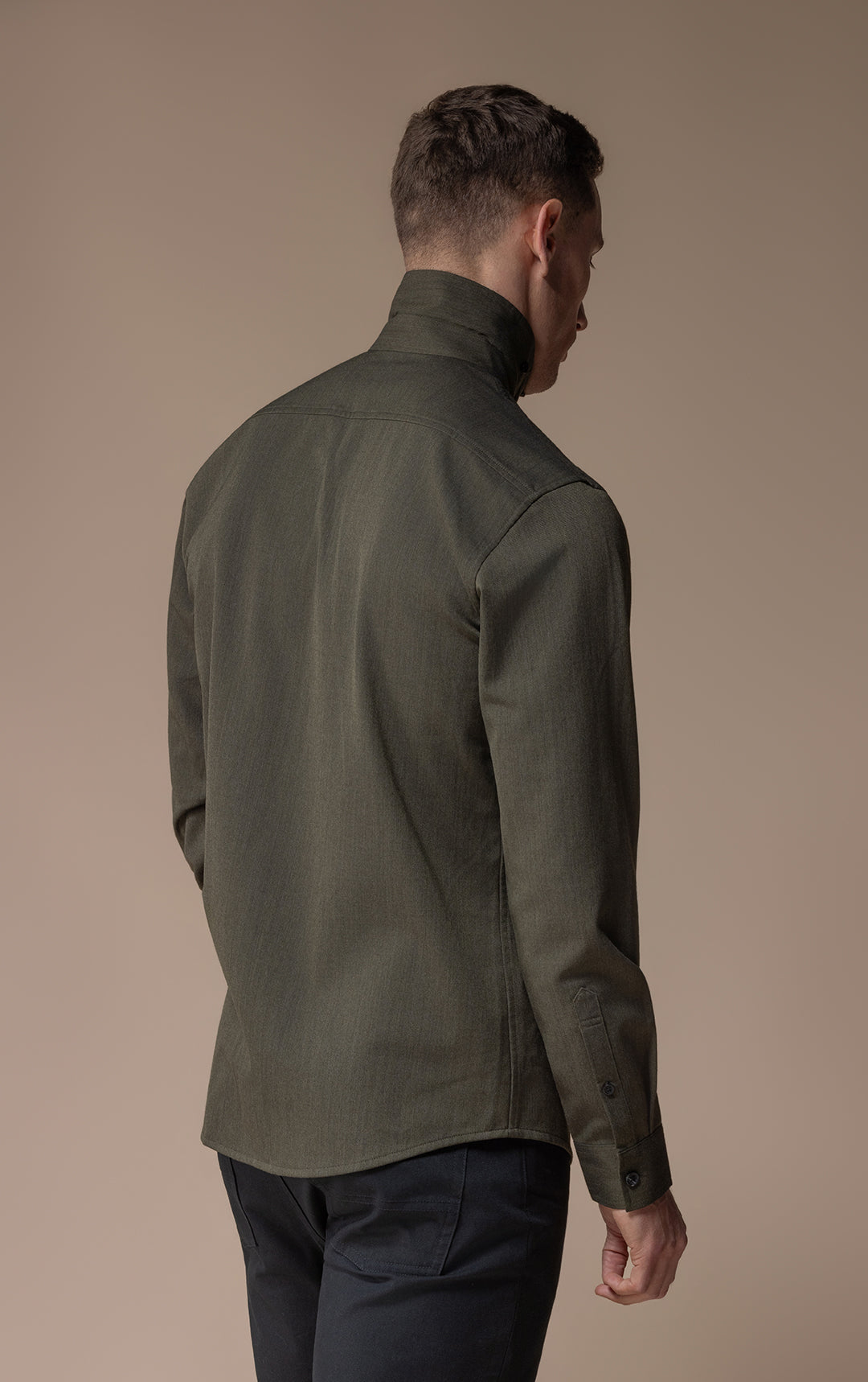 WOOL COTTON WORK SHIRT