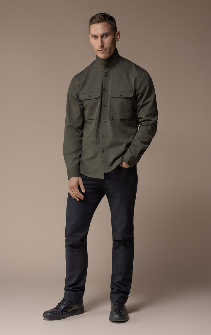 WOOL COTTON WORK SHIRT