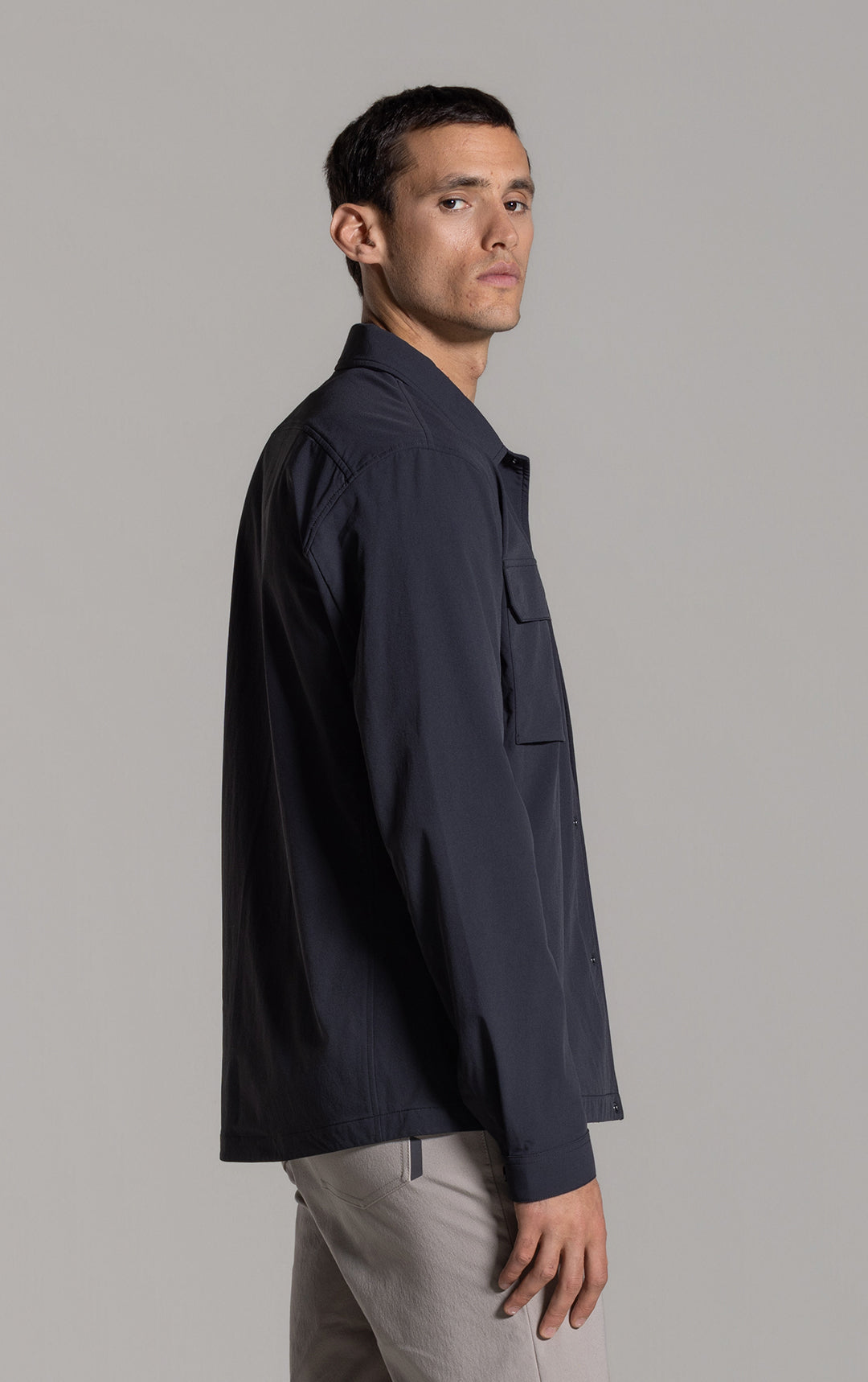WOOL COTTON WORK SHIRT