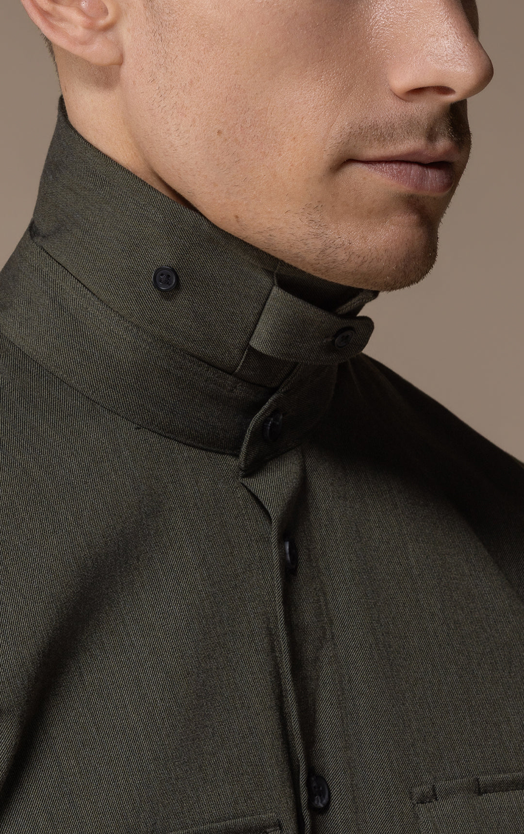 WOOL COTTON WORK SHIRT