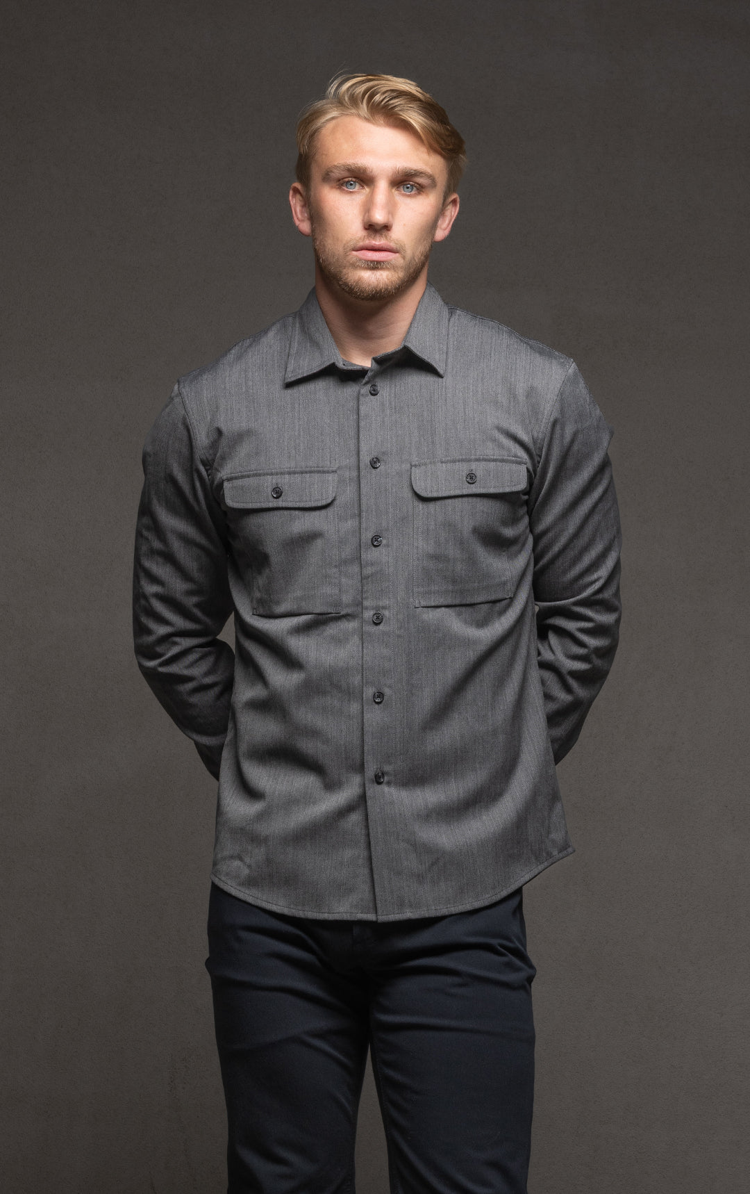WOOL COTTON WORK SHIRT