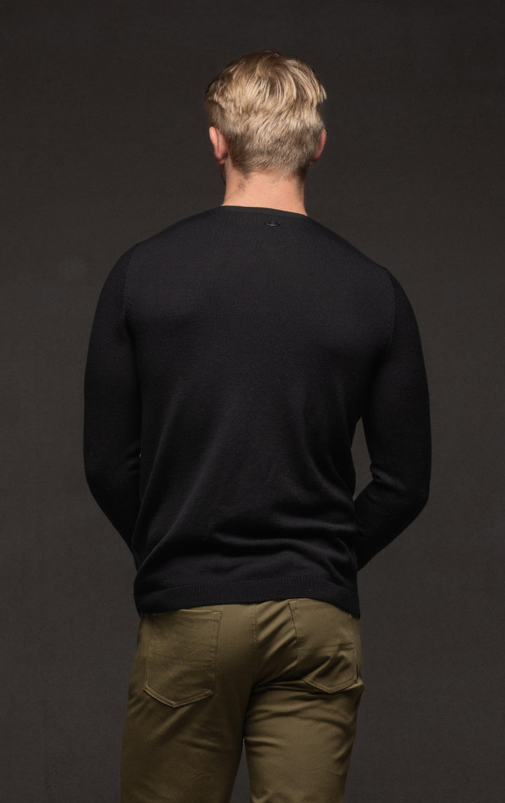 12GG MERINO V-NECK SWEATER