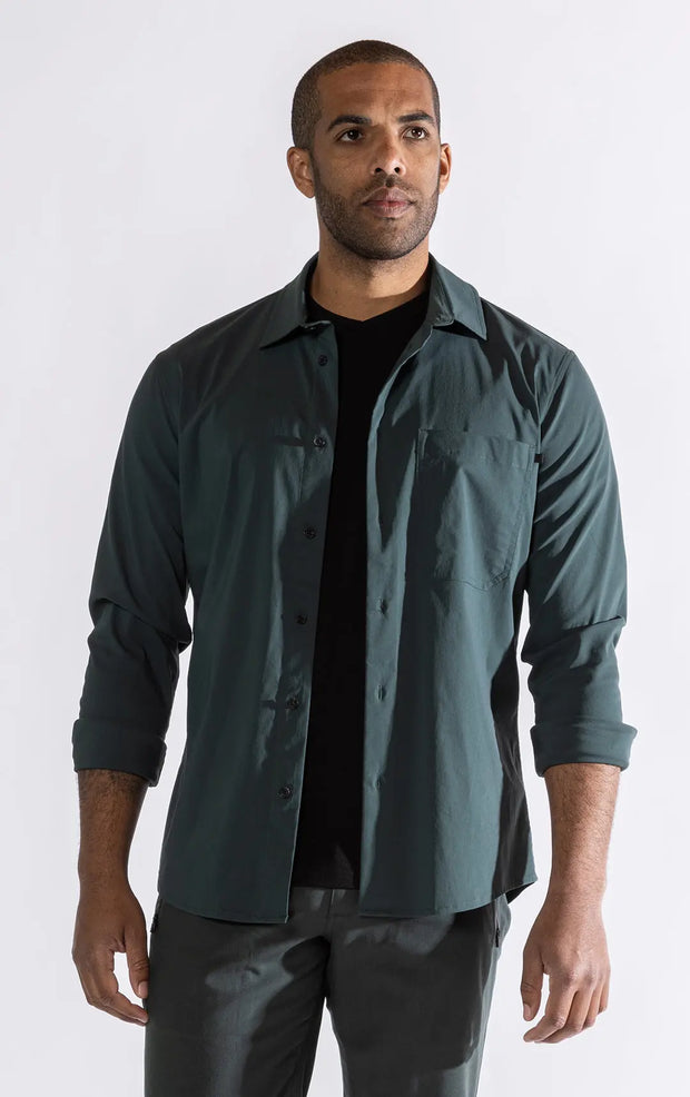 STRETCH SUMMER WOOL SHIRT - CLEARANCE - Alchemy Equipment NZ