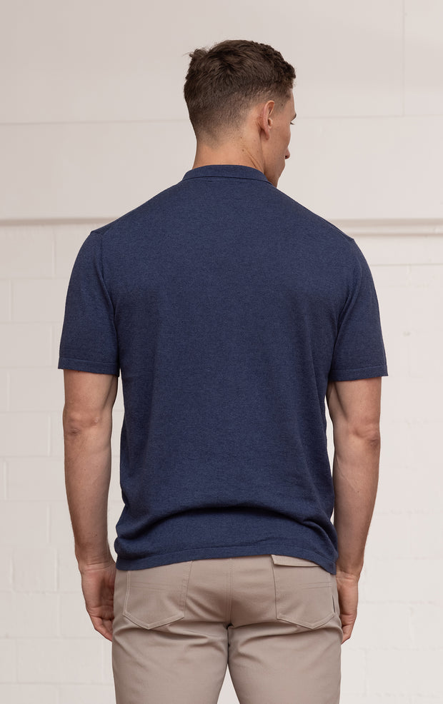 14GG COTTON LINEN POLO