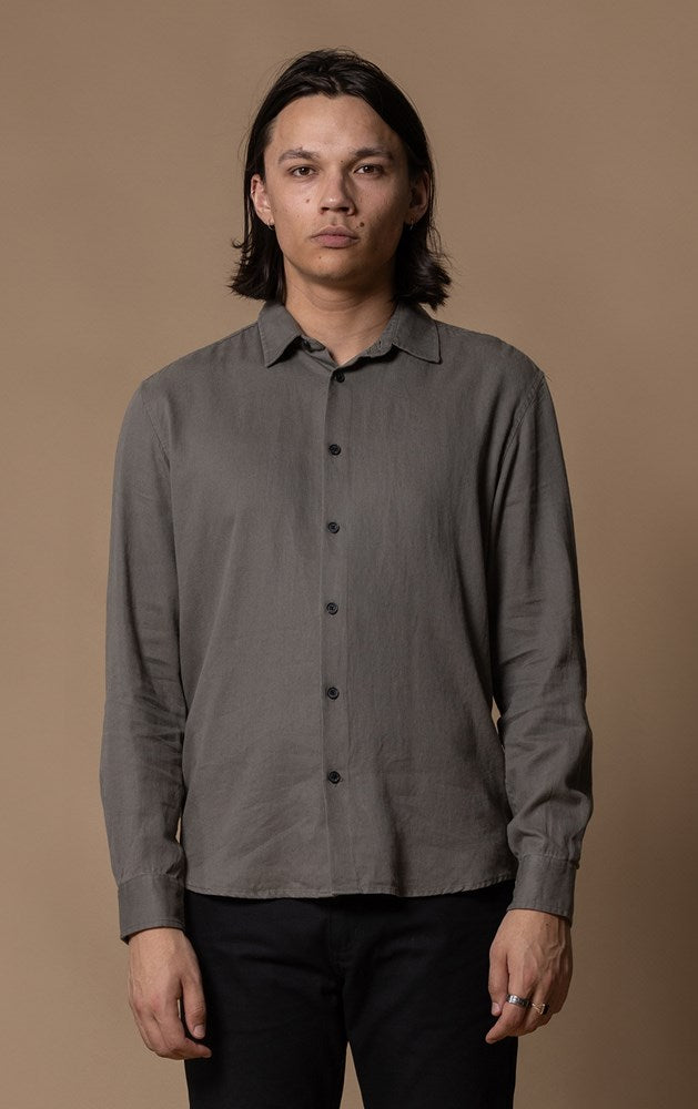 HEMP TENCEL LAUNDERED SHIRT - CLEARANCE