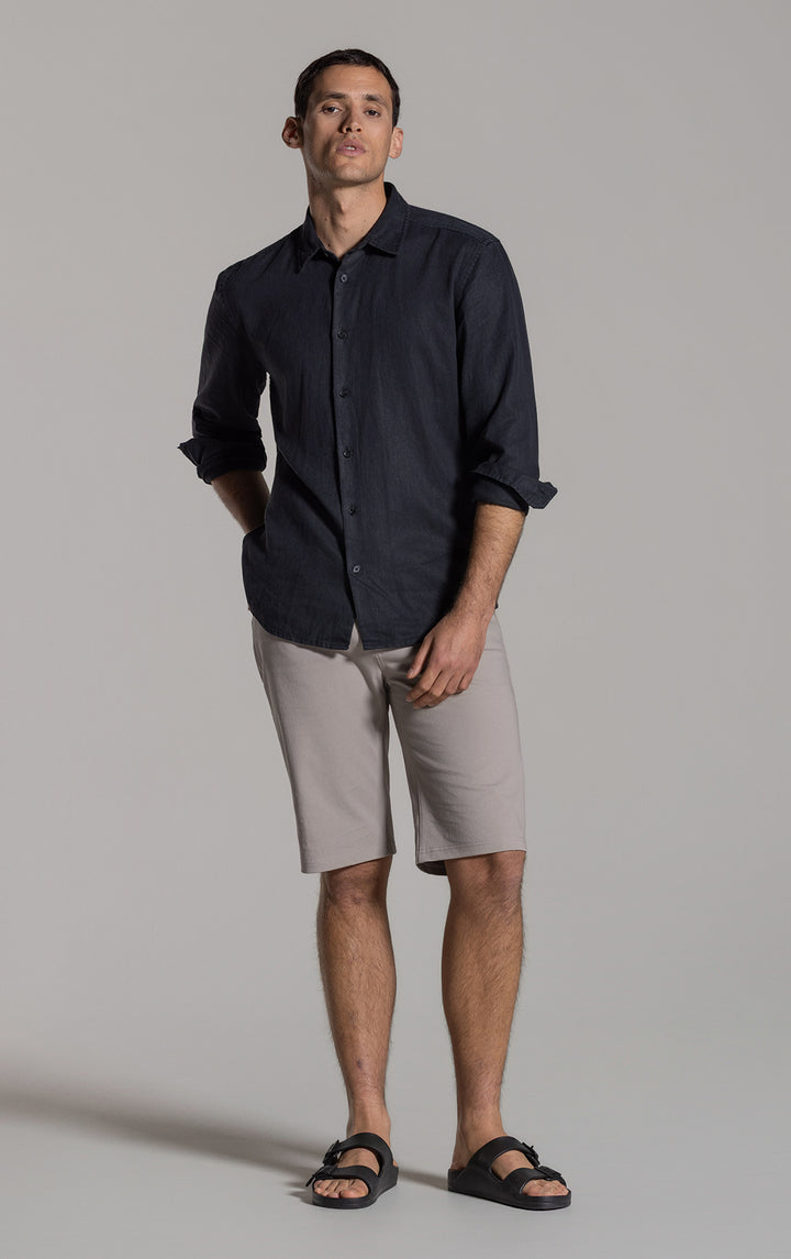 HEMP TENCEL LAUNDERED SHIRT