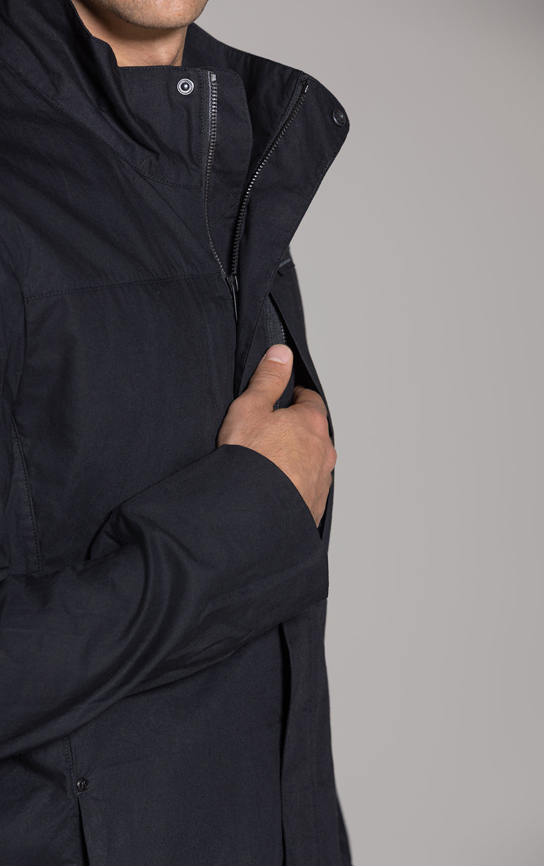 WAXED COTTON JACKET