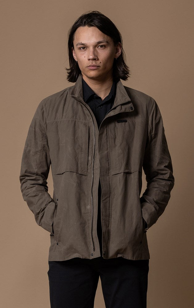 WAXED COTTON JACKET - CLEARANCE