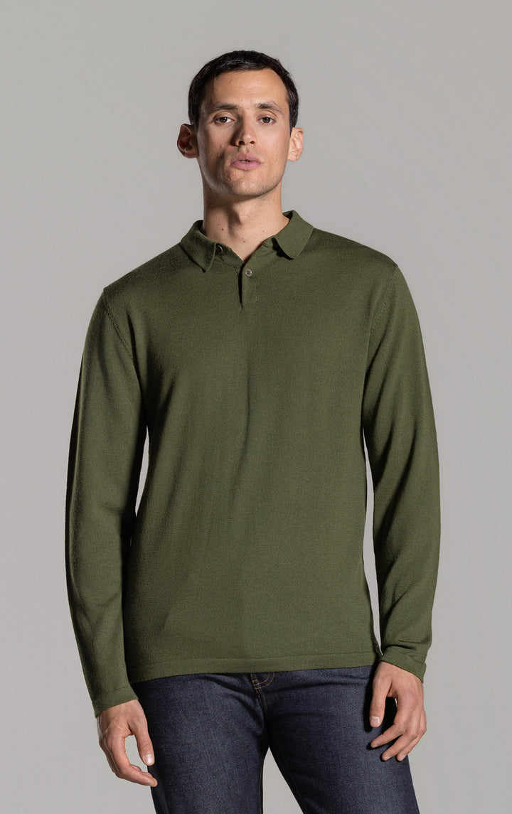 12 GAUGE LONG SLEEVE POLO - CLEARANCE