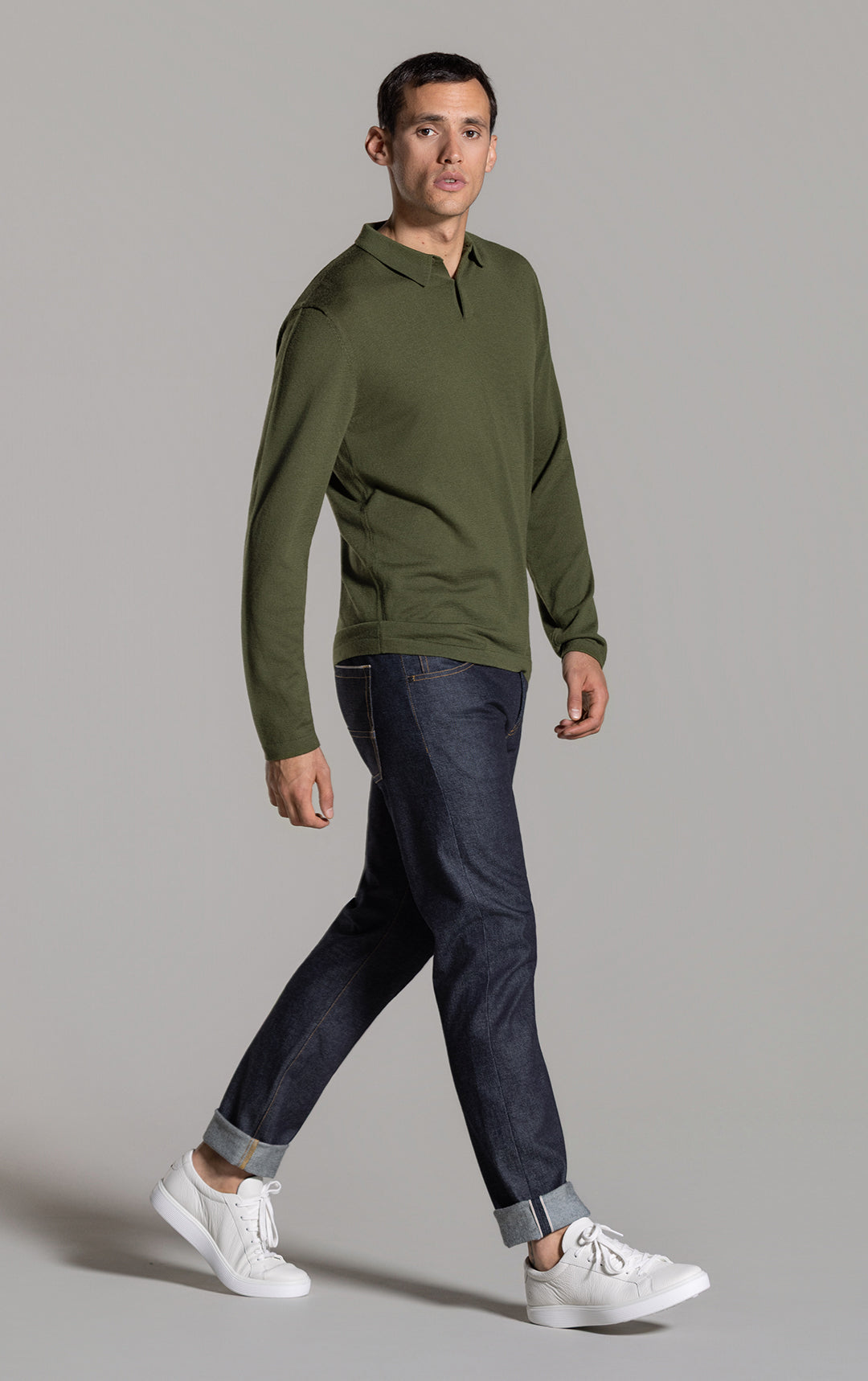 12 GAUGE LONG SLEEVE POLO