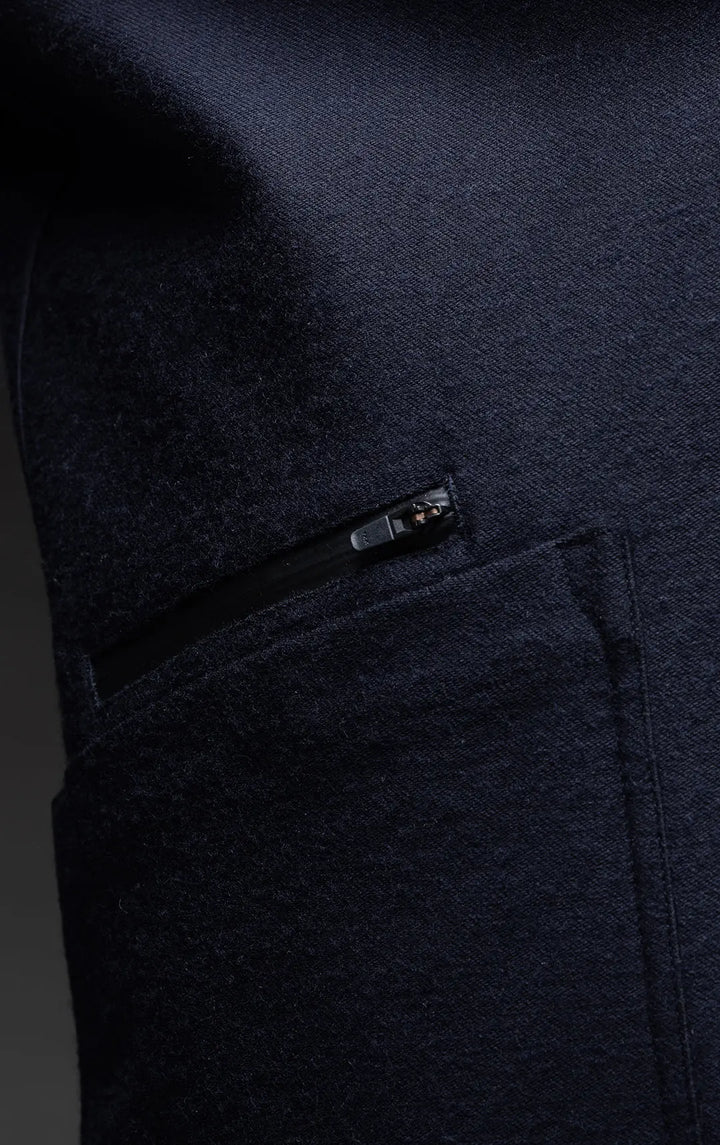 ITALIAN STRETCH WOOL BLAZER 0