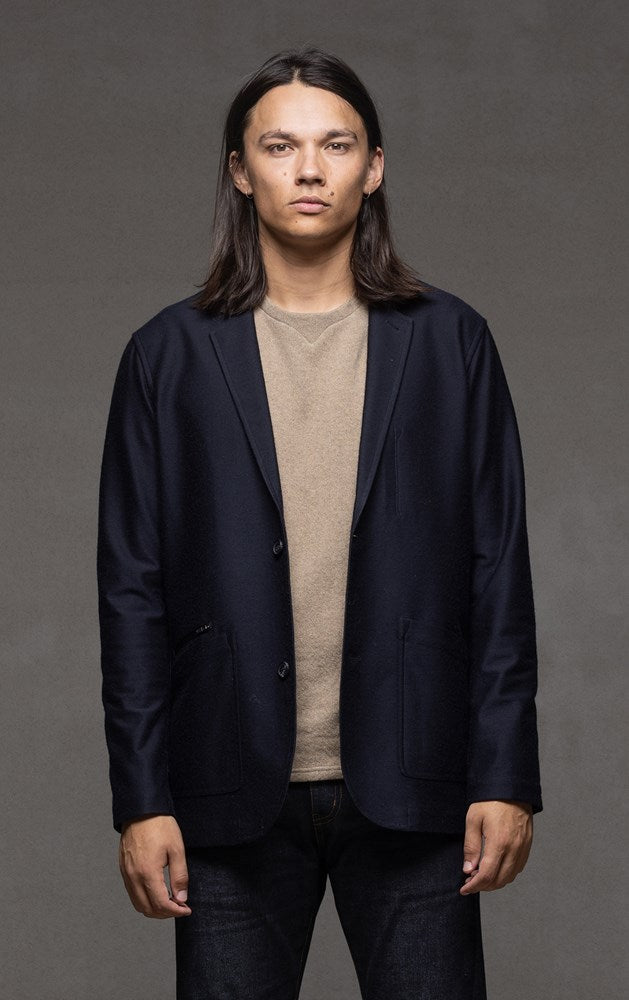 ITALIAN STRETCH WOOL BLAZER - CLEARANCE