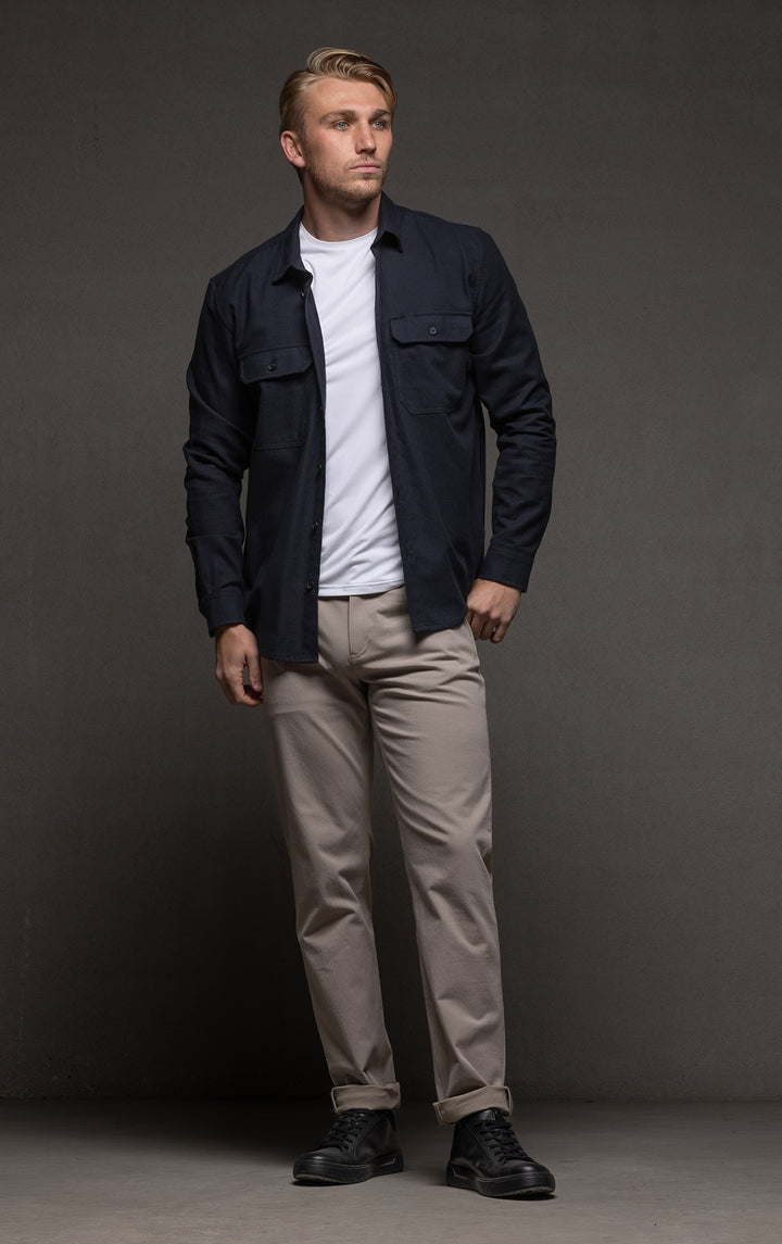 COTTON FLANNEL OVERSHIRT