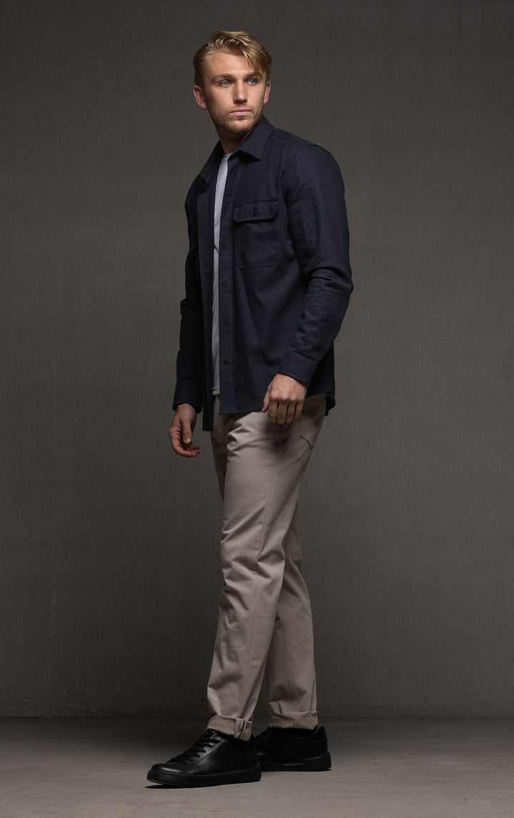 COTTON FLANNEL OVERSHIRT