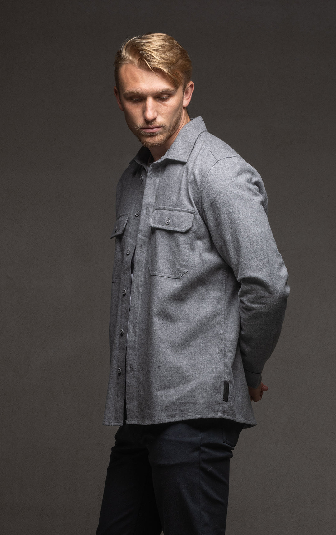 COTTON FLANNEL OVERSHIRT