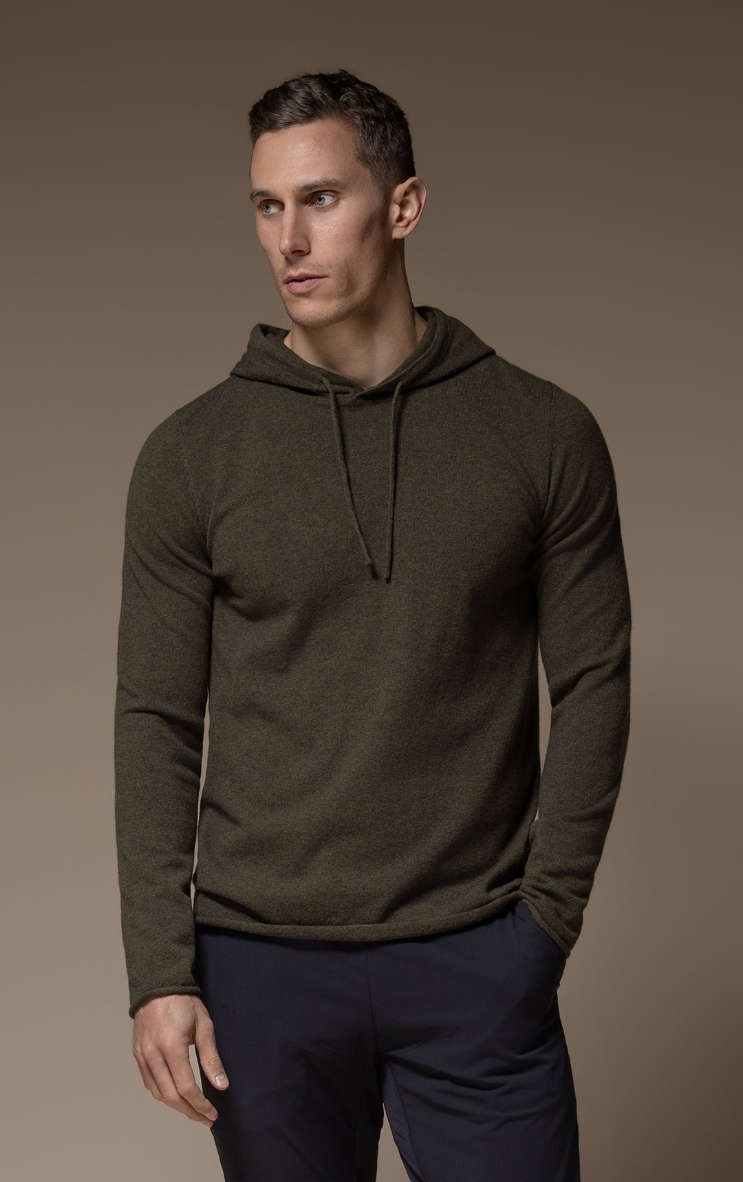 12GG BRUSHED MERINO HOODY
