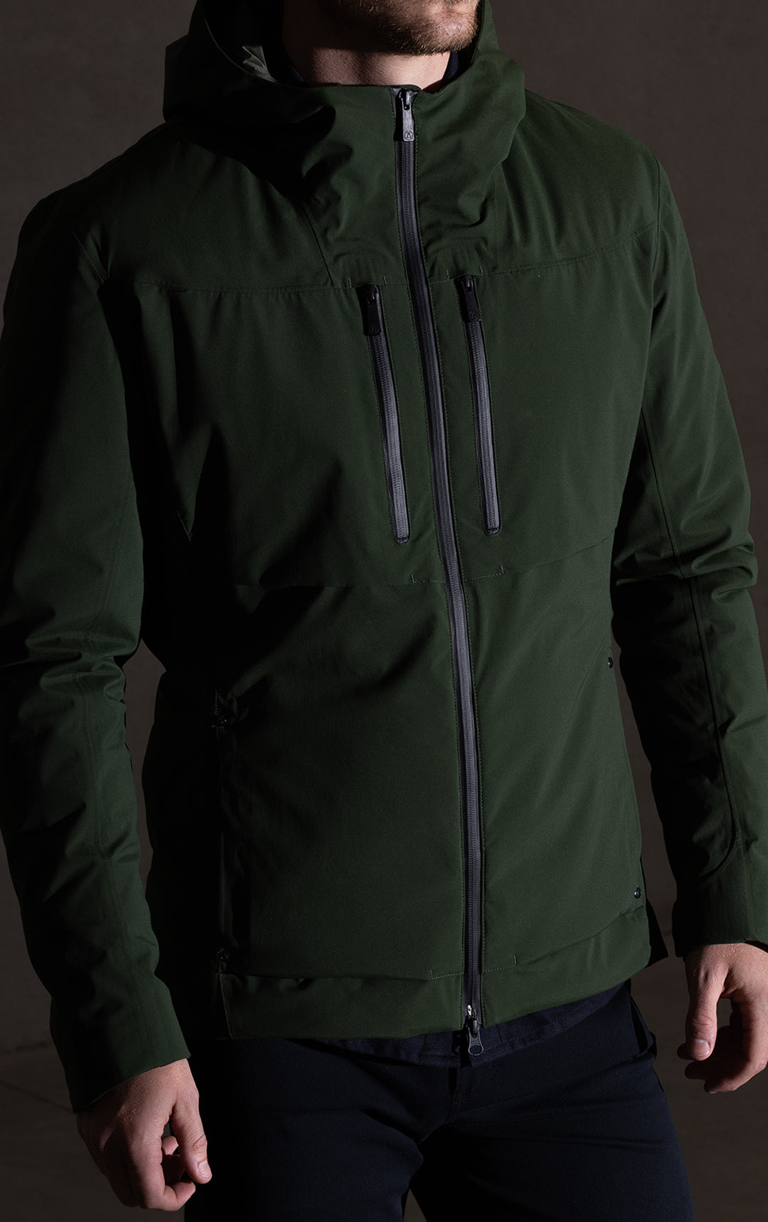 LAMINATED PRIMALOFT COAT