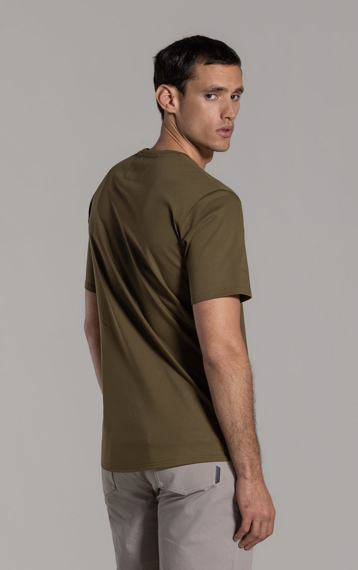 COTTON LUXE CREW TEE - CLEARANCE