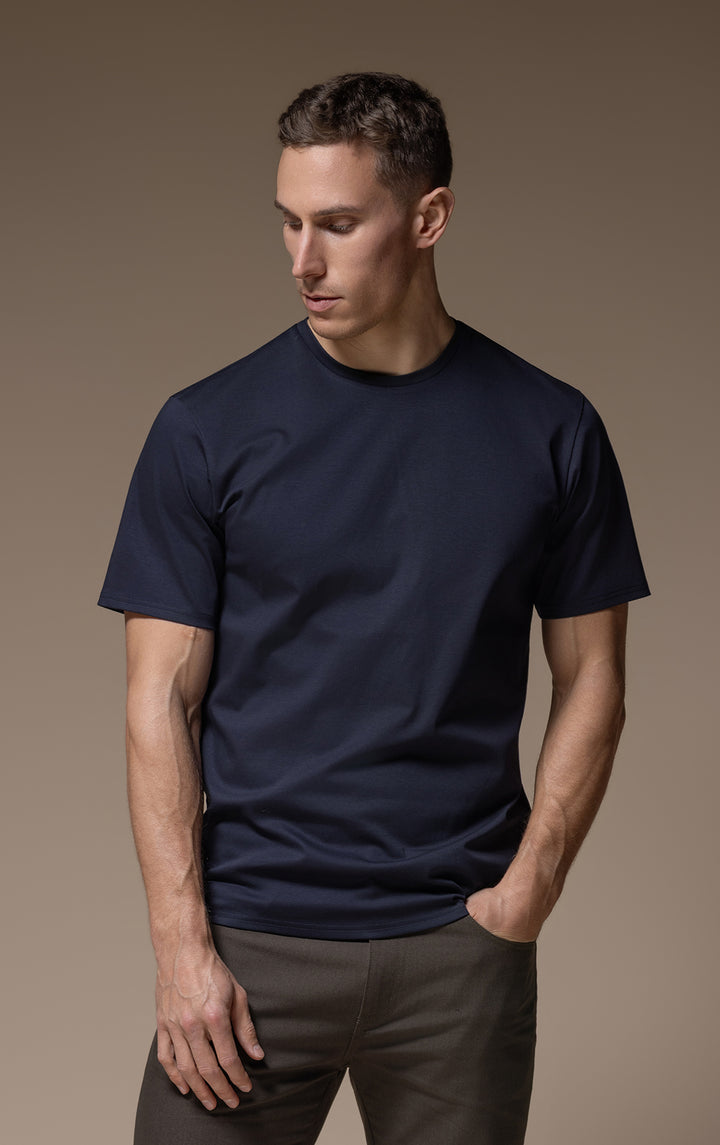 COTTON LUXE CREW TEE