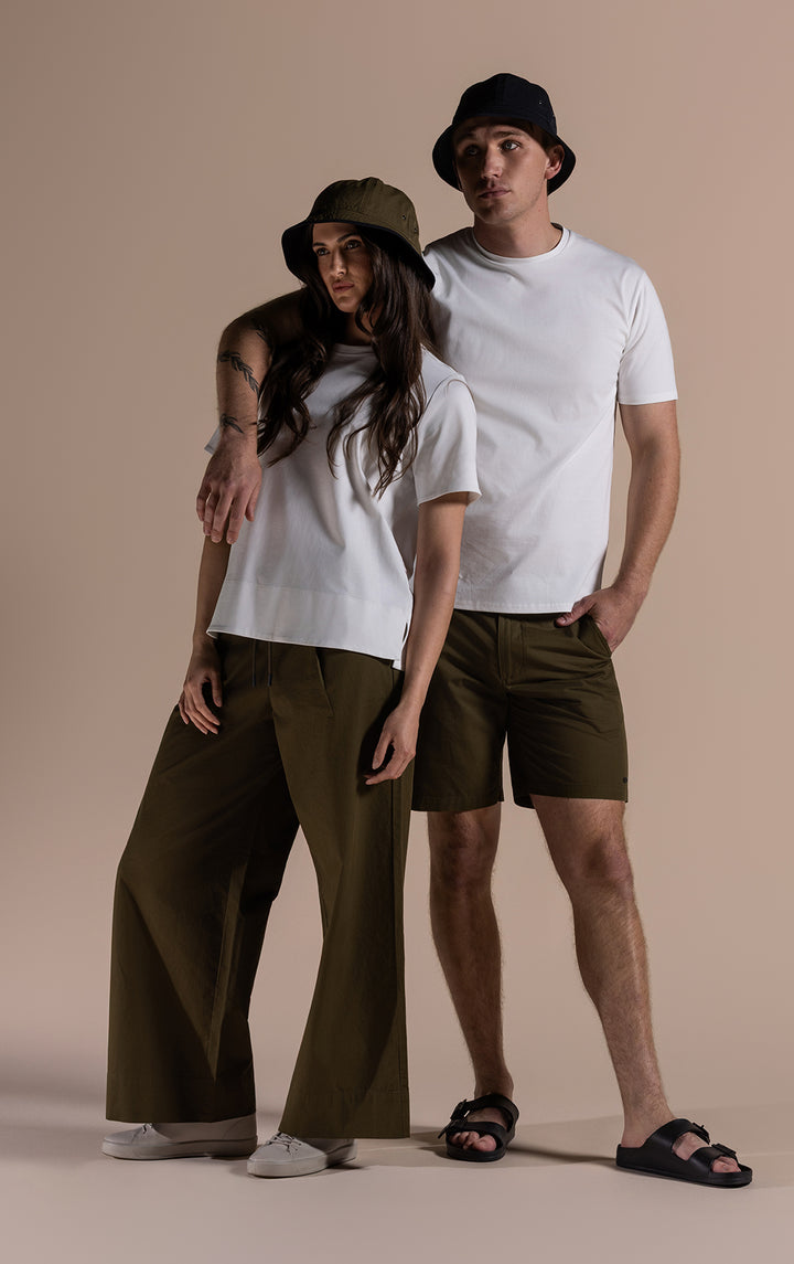 ORGANIC COTTON TAILORED SHORT