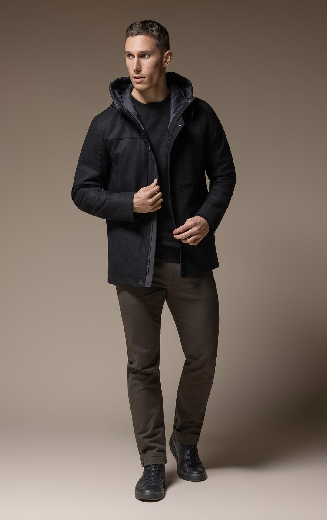 PRIMALOFT LAMINATED WOOL JACKET