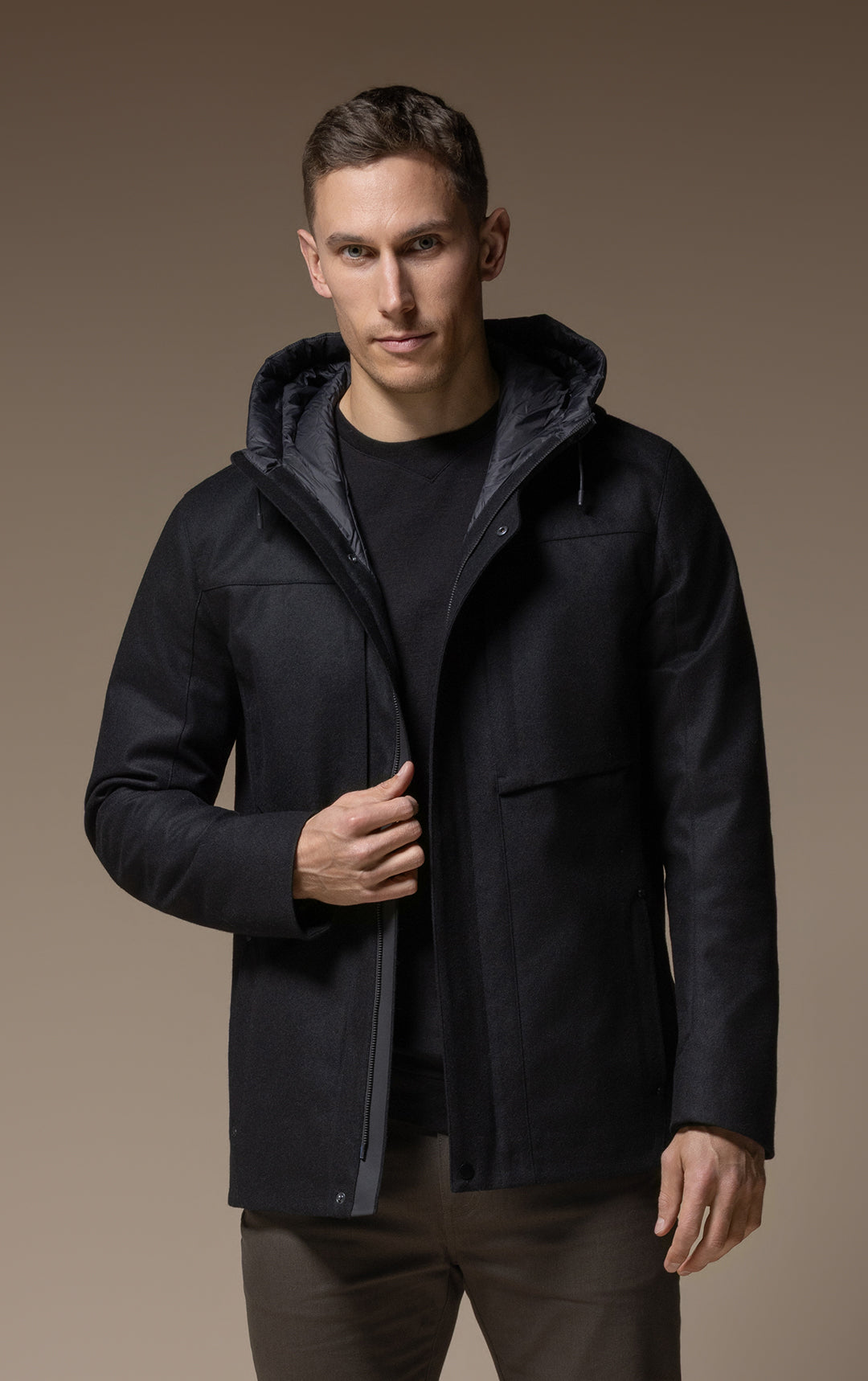 PRIMALOFT LAMINATED WOOL JACKET