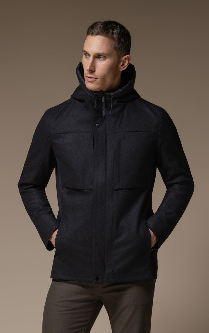 PRIMALOFT LAMINATED WOOL JACKET