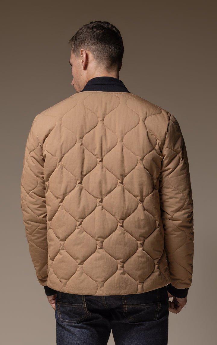 QUILTED BOMBER