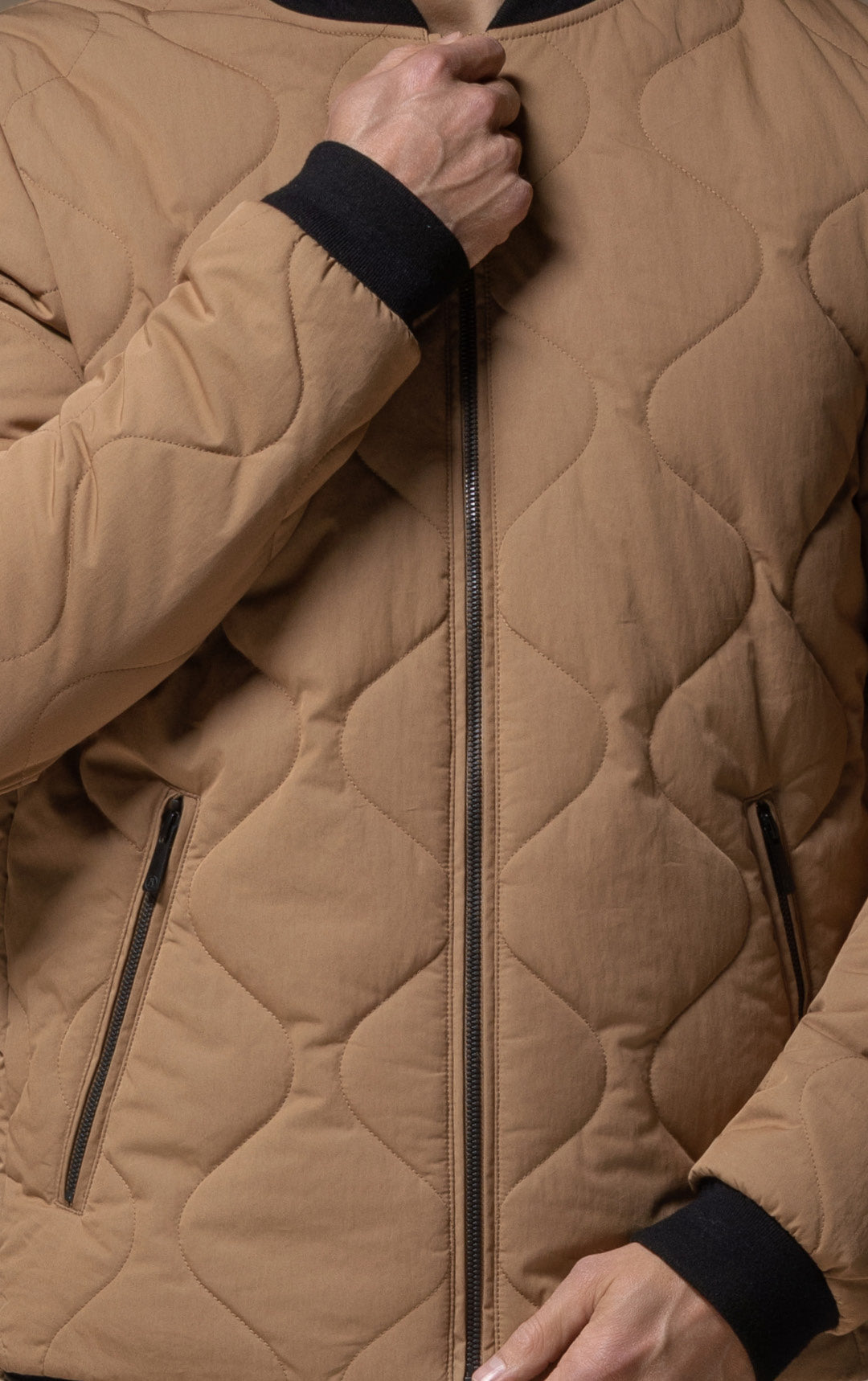 QUILTED BOMBER